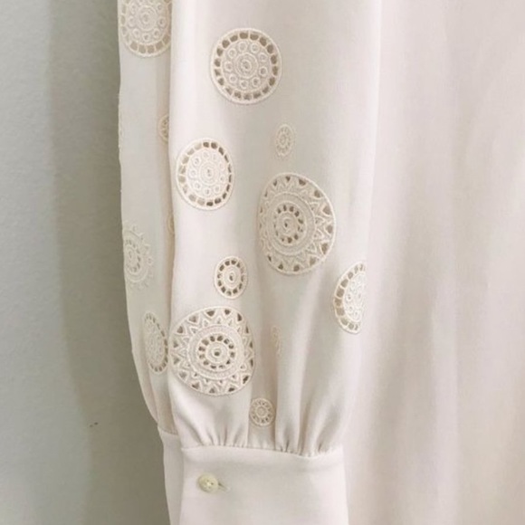 Carlisle Collection Drape Neck Eyelet Sleeve Midi
Designer Dress - Picture 4 of 6